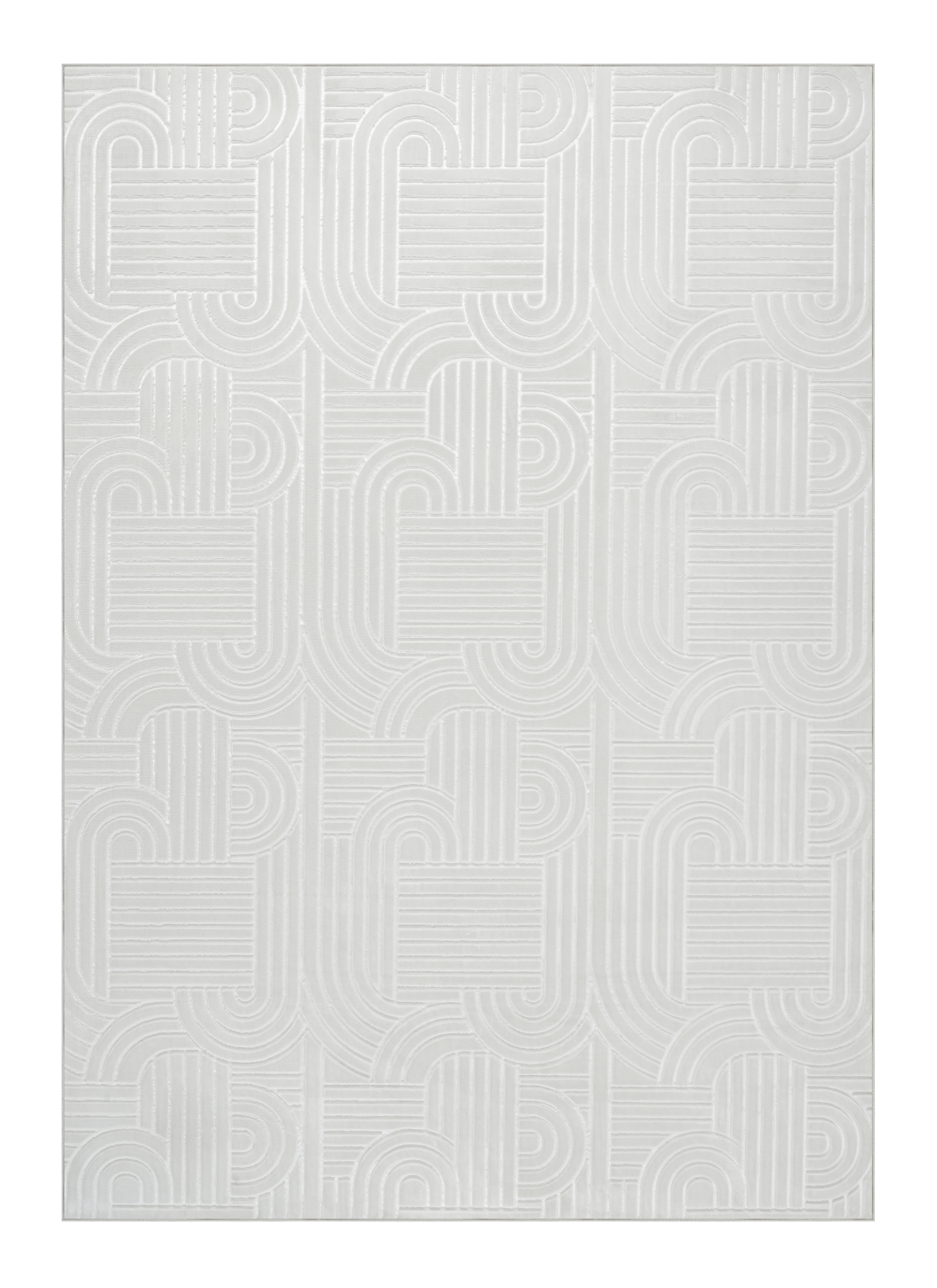 Teppich Calma 125 Weiß 160 x 220 cm