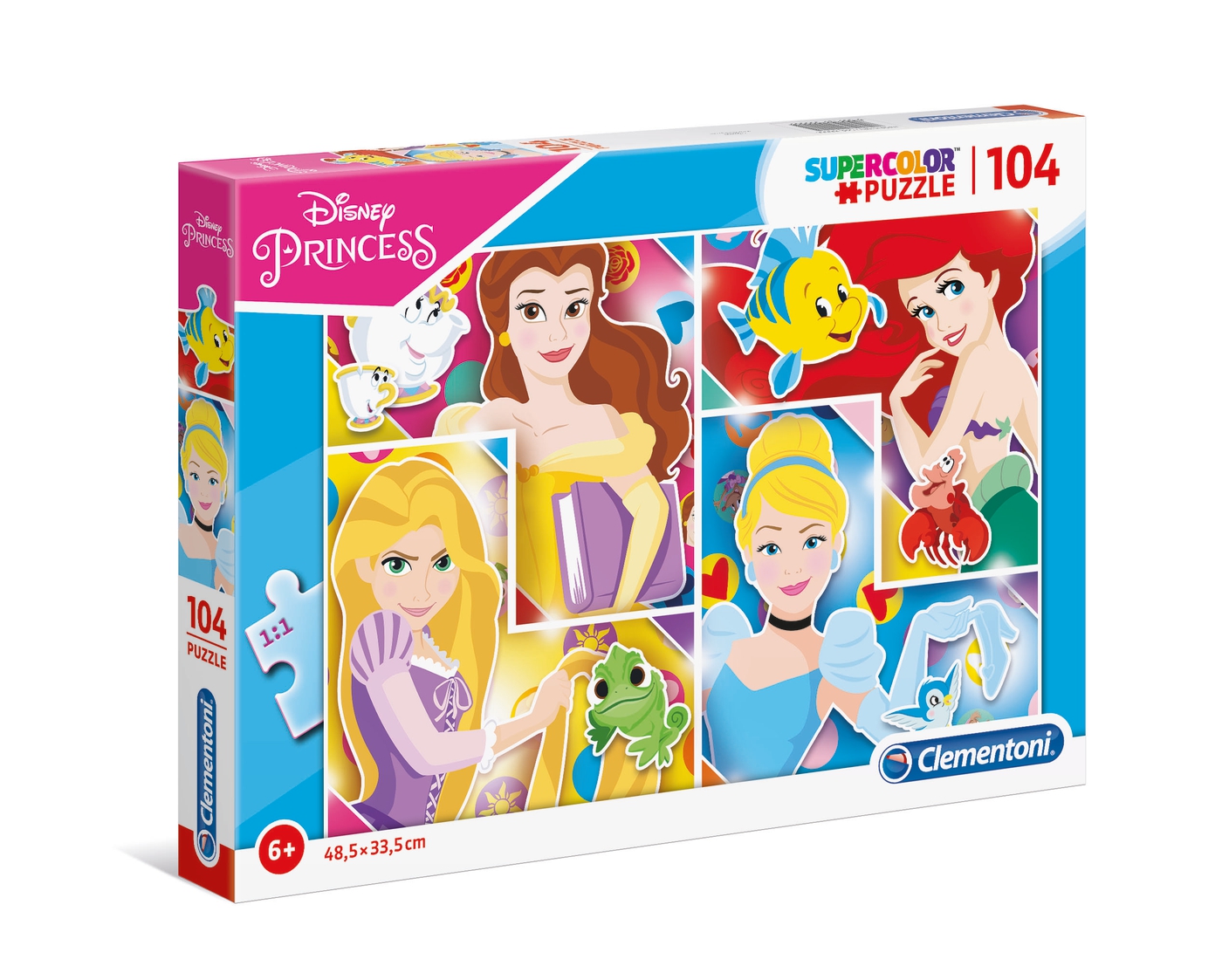Clementoni Puzzles Clementoni 27146 - 104 Teile Puzzle - Disney Princess