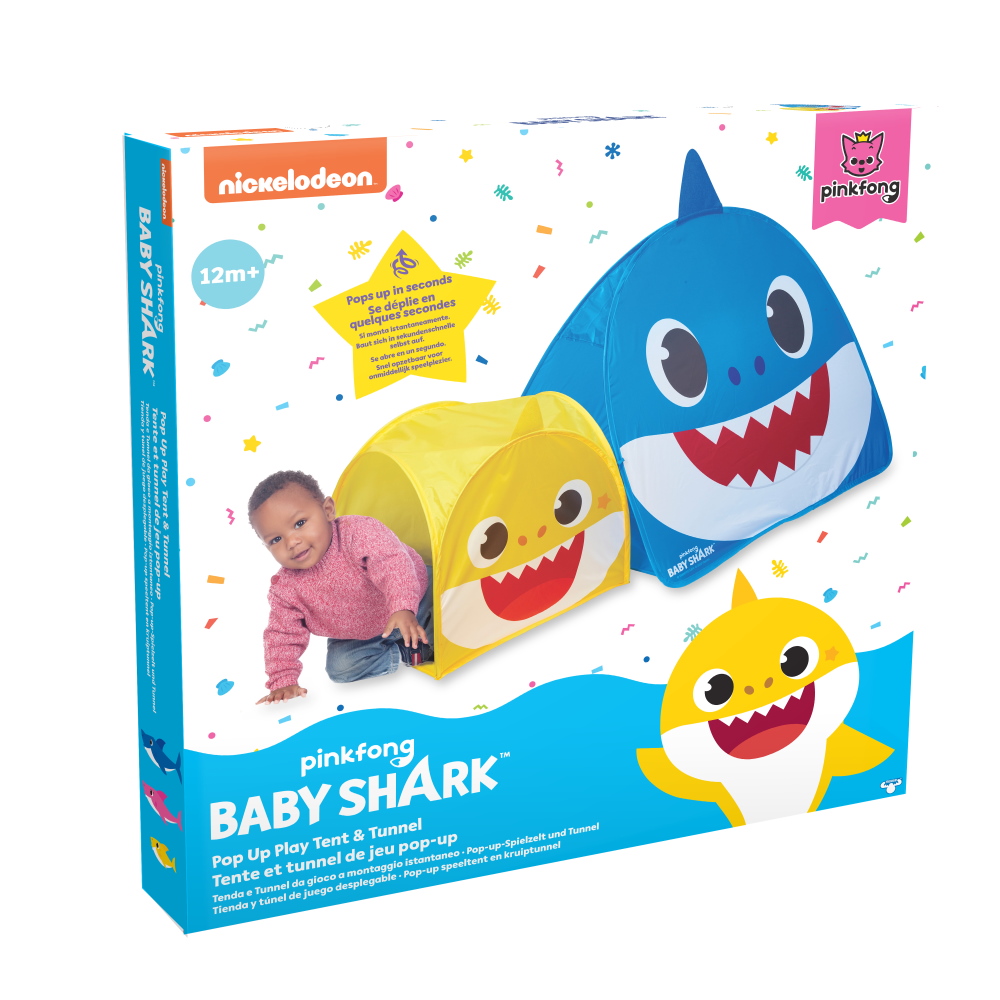 Moose Toys Baby & Kleinkind Baby Shark: Pop-up-Spielzelt und Tunnel