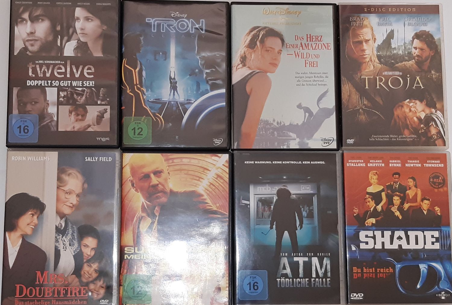 HL-Handelsgesellschaft mbH Abenteuer DVDs gebraucht aus Sammlungsauflösung  gemischt   von  FSK 0 bis   FSK 16
