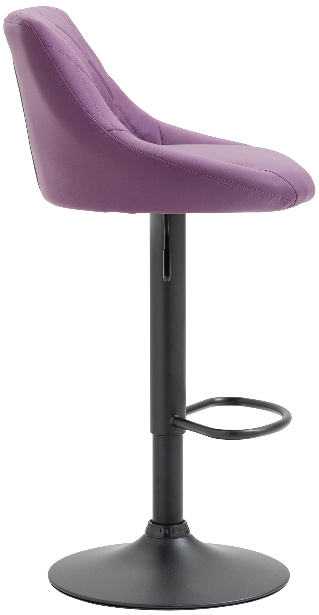 Barhocker Lazio Kunstleder schwarz