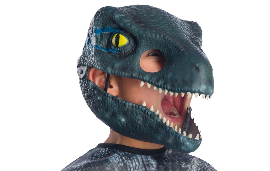 Rubies Jurassic World Jurassic World - Dinosaurier Velociraptor Blue - Maske für Kinder