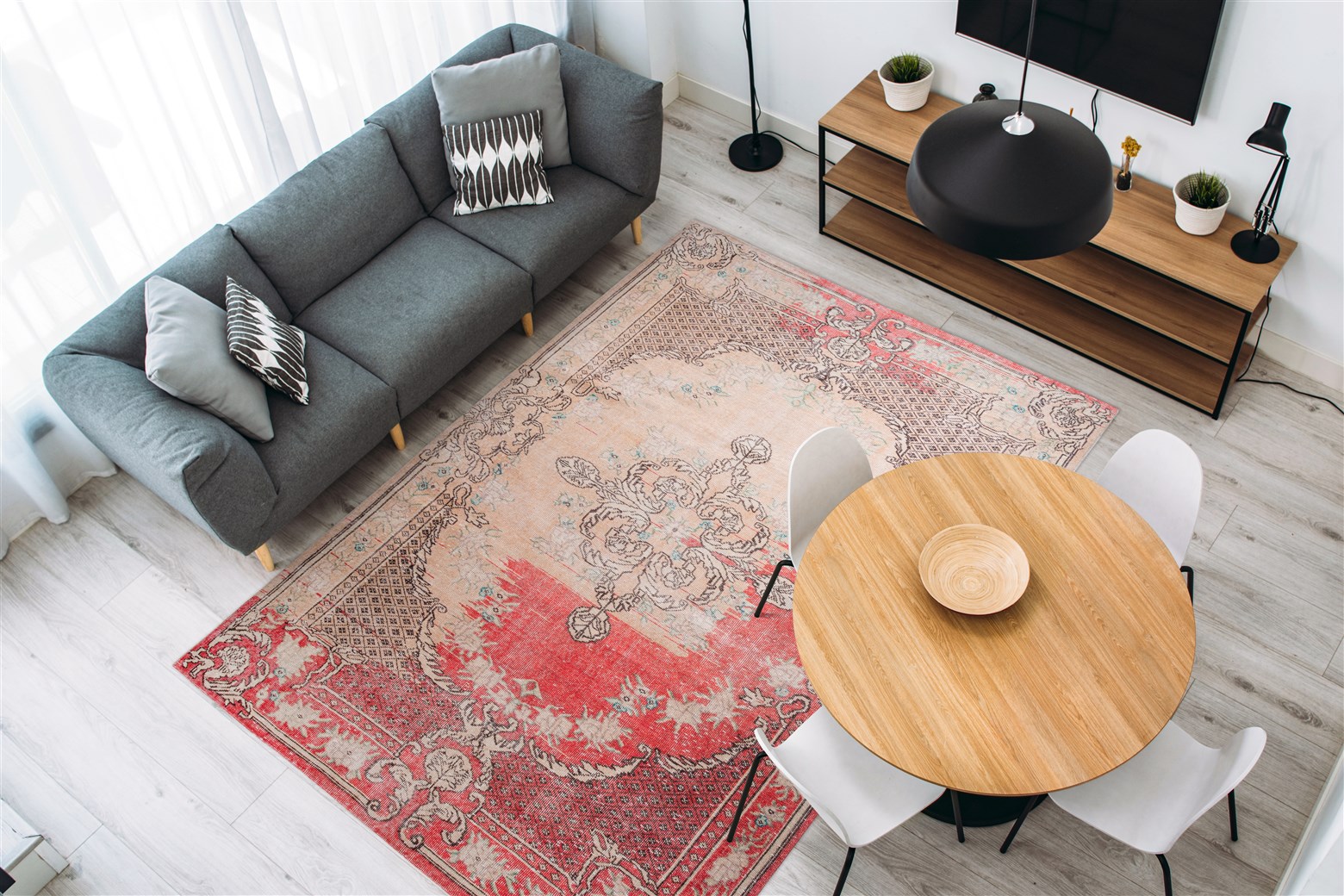 Teppich Vintage 8405 Rot 140cm x 200cm