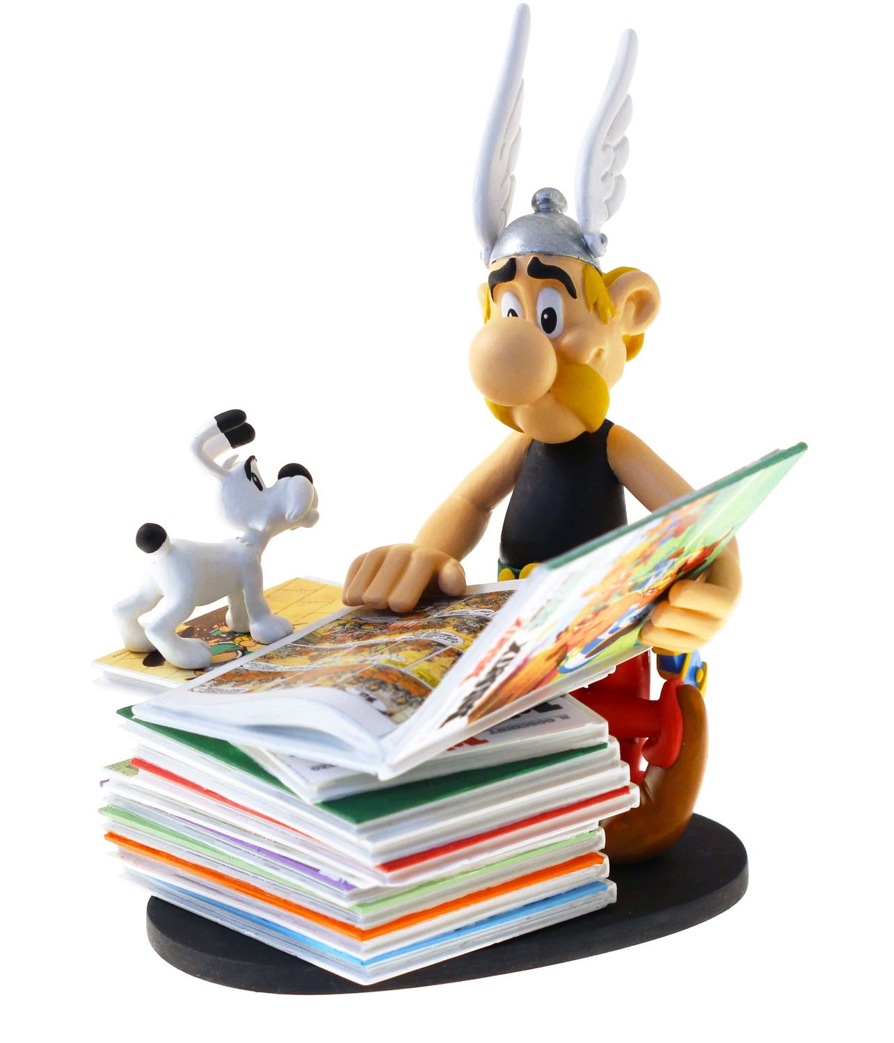 Plastoy Sammel- & Spielfiguren Asterix & Obelix - Asterix mit Bücherstapel
