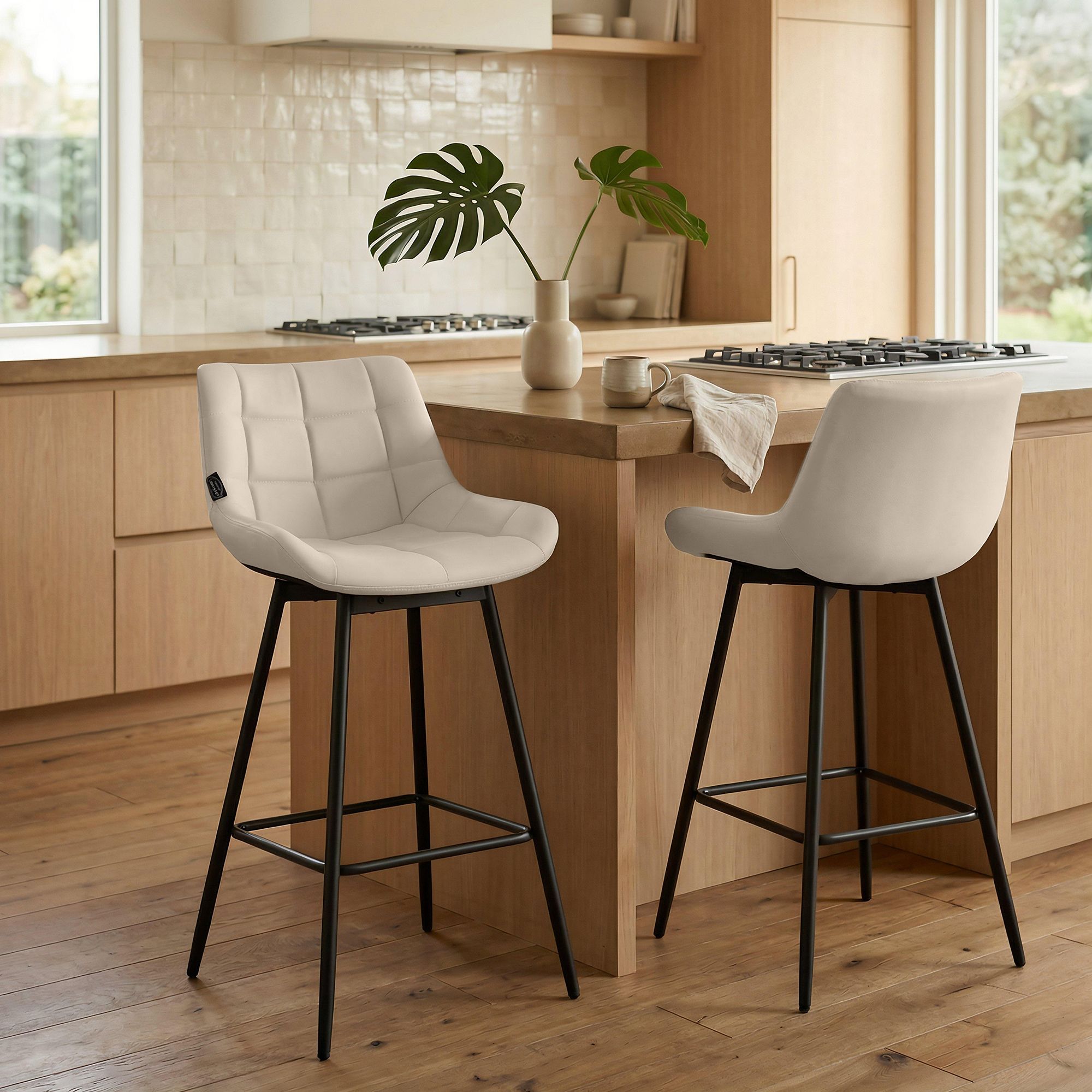 Barhocker Weston Schwenkbar Kunstleder