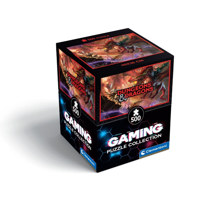 Clementoni Puzzles 500 Teile Premium Gaming Puzzle-Collection Geschenk-Box - Dungeons & Dragons