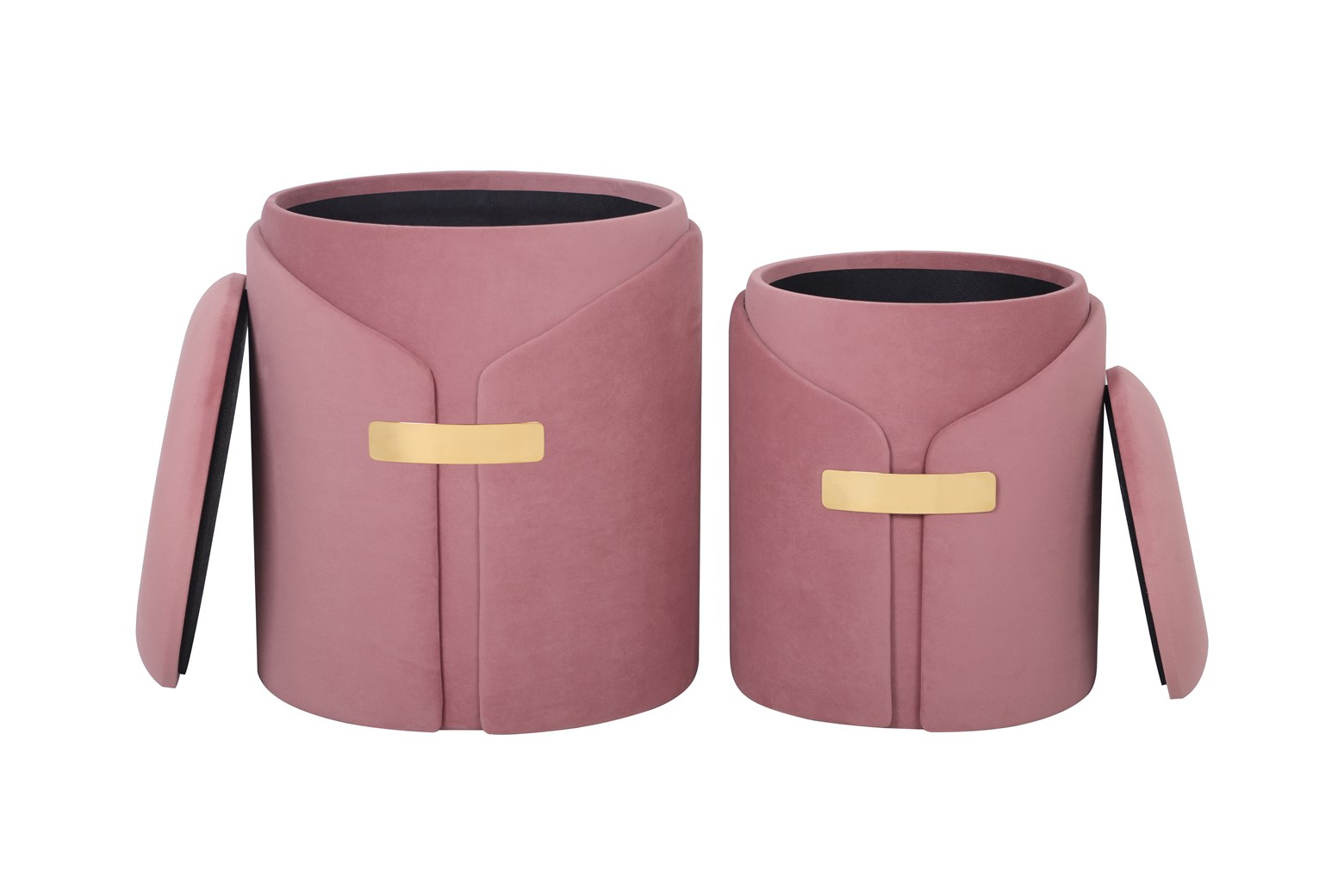 Hocker Hocker Forcet 125 2er-Set Altrosa