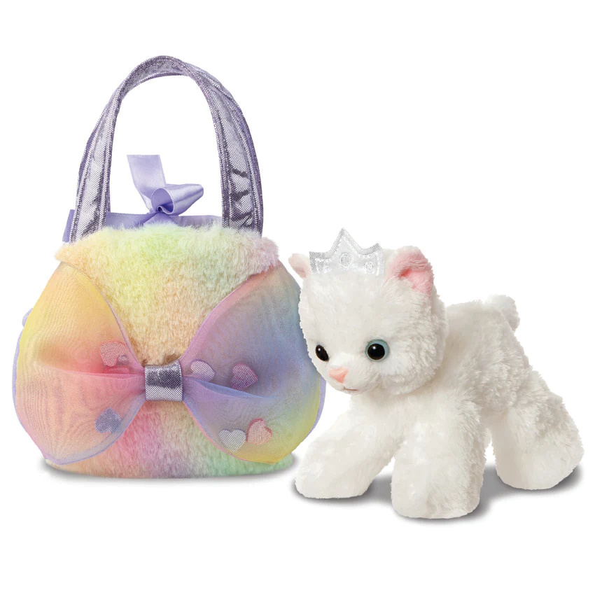 Aurora Plüschfiguren Fancy Pals - Big Bow Princess Kitty - ca. 20 cm Plüschfigur