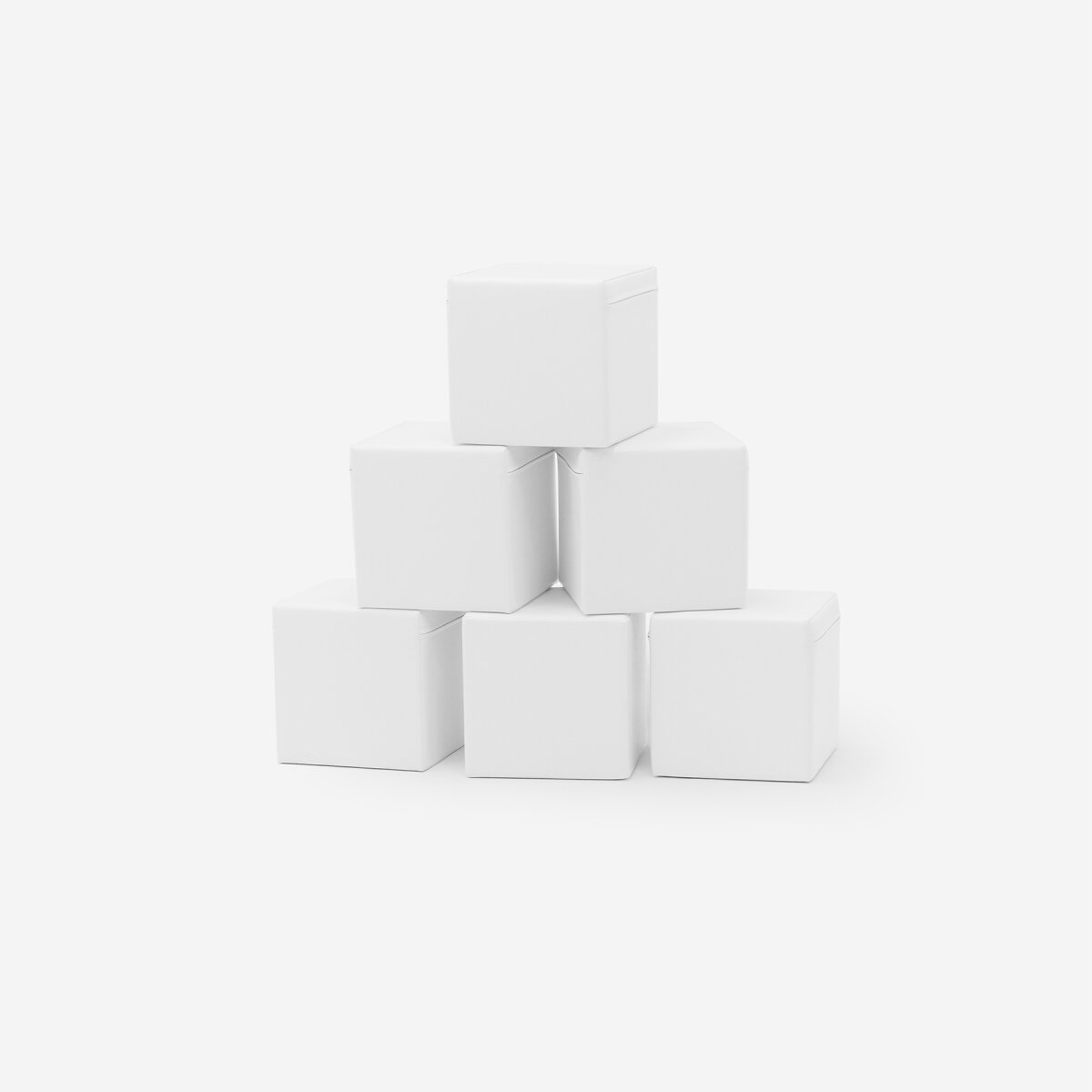 IGLU SET 39 - 6 Würfel SET - Weiß – Sechs weiße Würfel aus Schaumstoff / Schaumstoffbausteine für Kinder