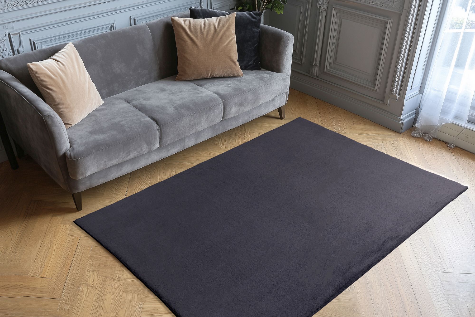 Teppich Boundless 225 Anthrazit 120cm x 170cm