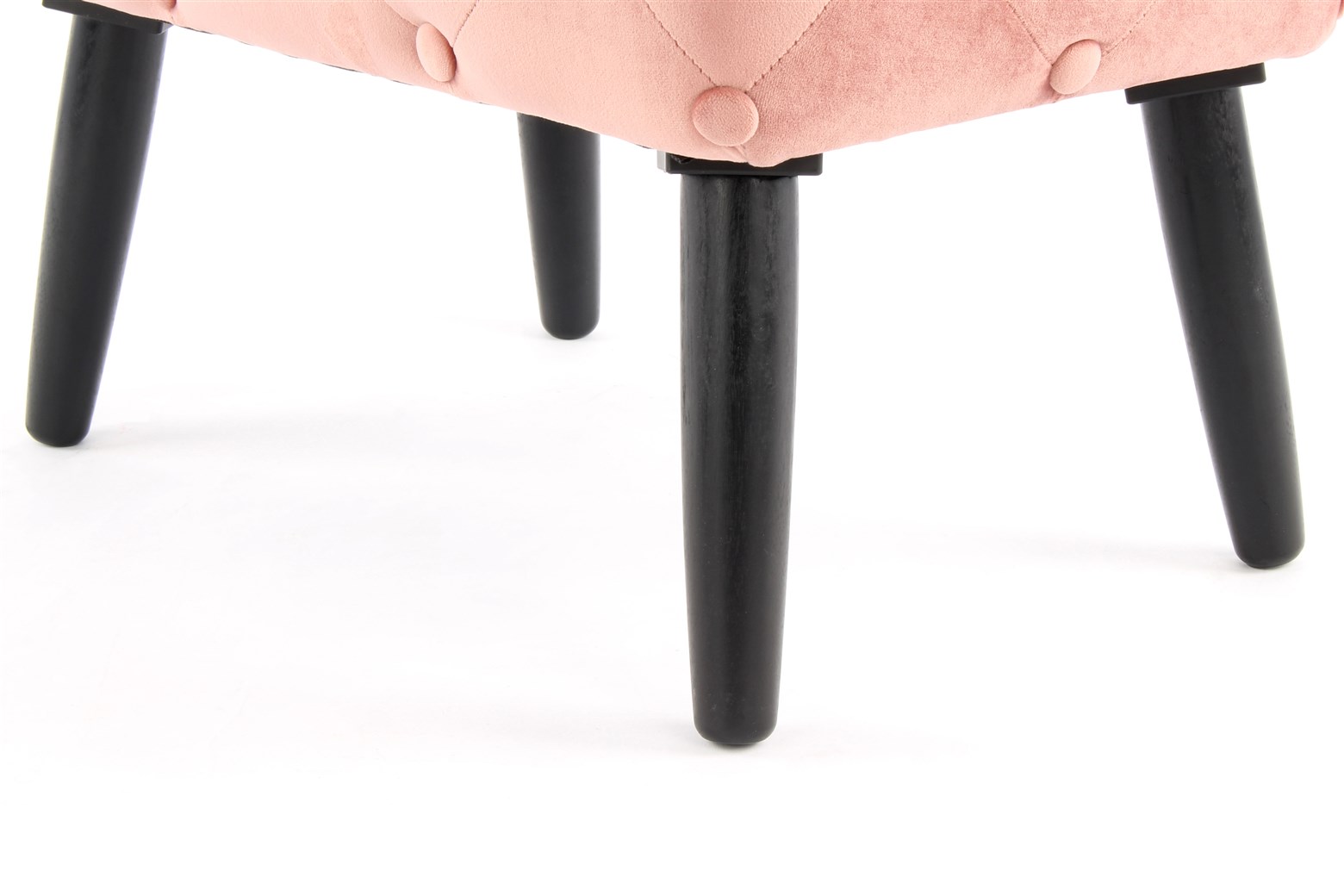 Elegante Sitzbank Rosa / Schwarz
