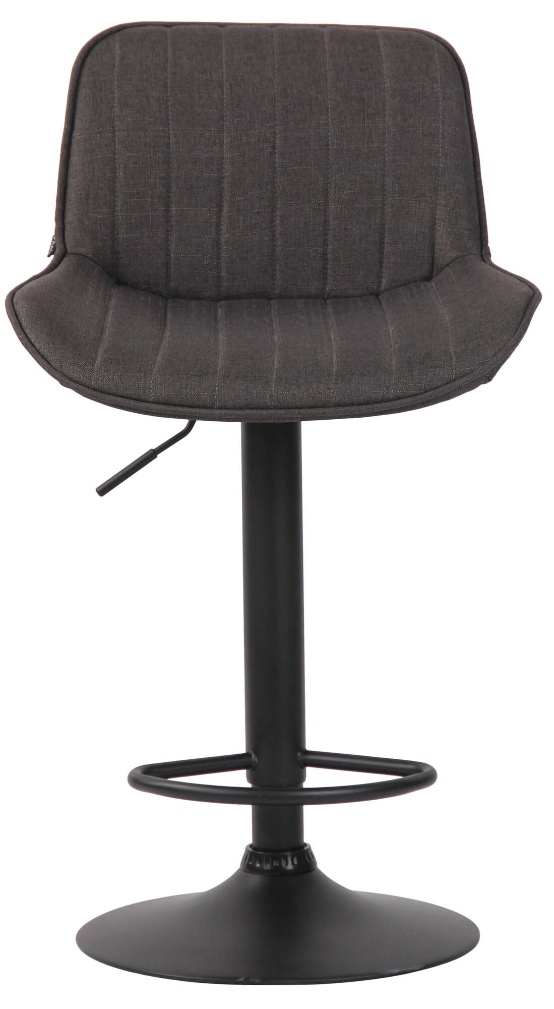 2er Set Barhocker Lentini Stoff schwarz