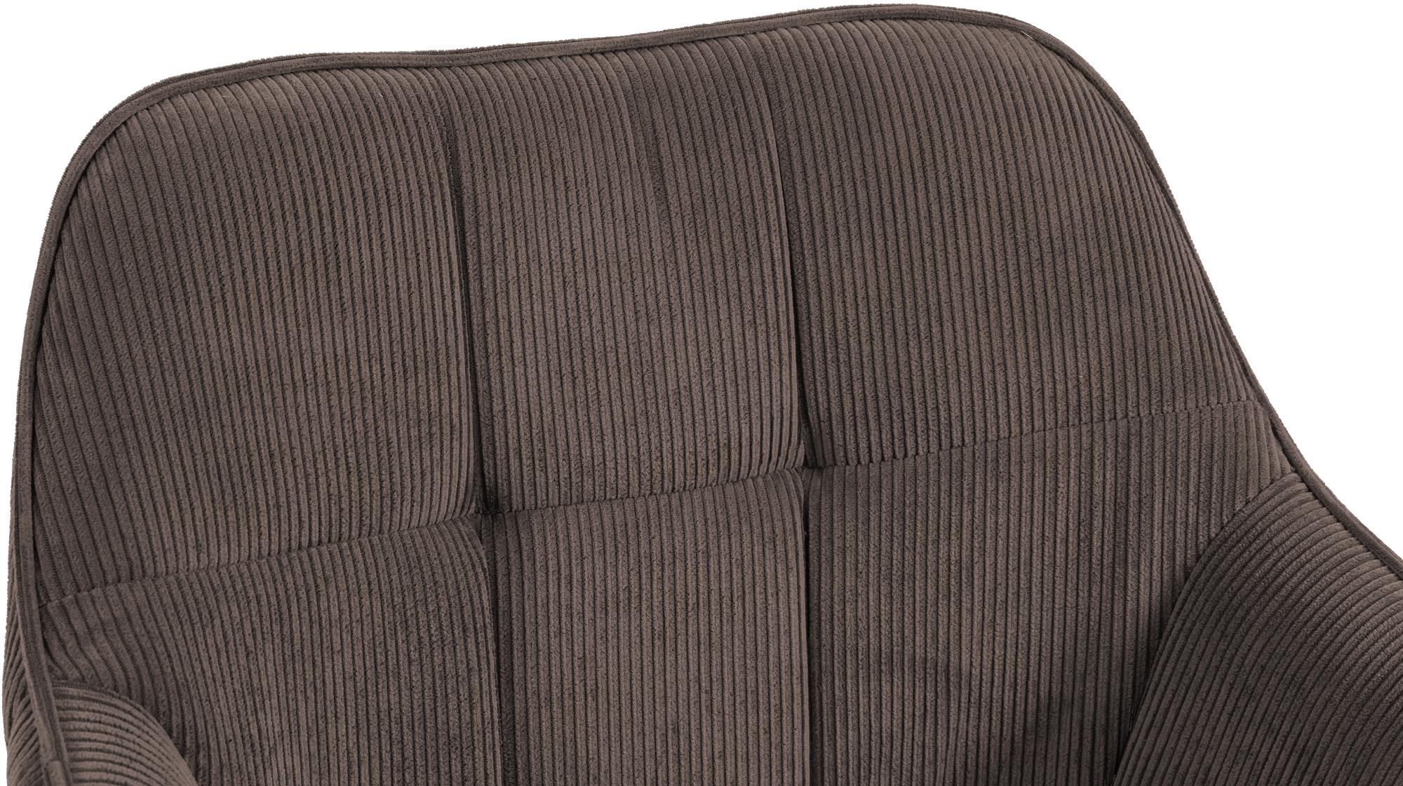 Esszimmerstuhl Vienna Cord schwarz