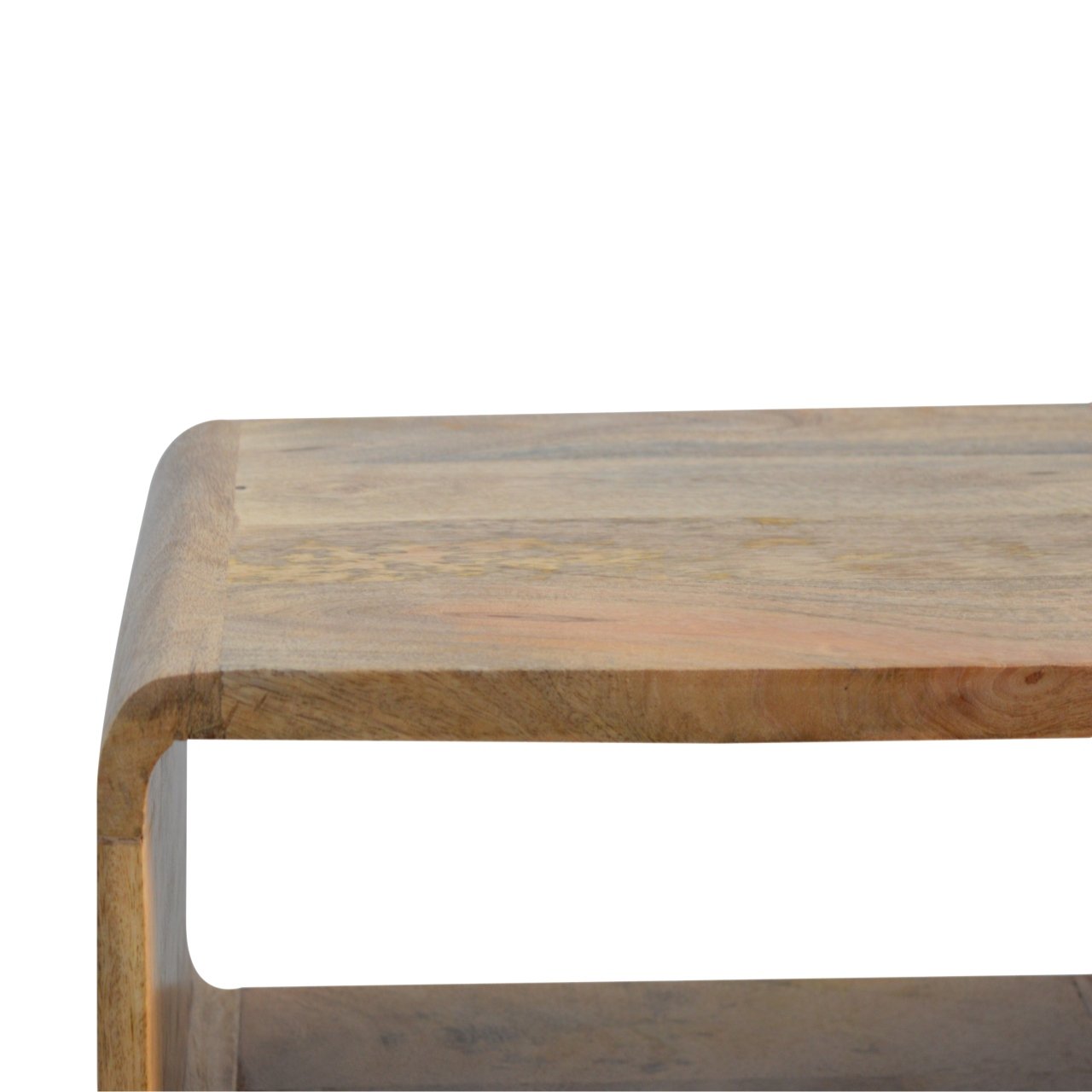 Geschwungenes offenes Bett