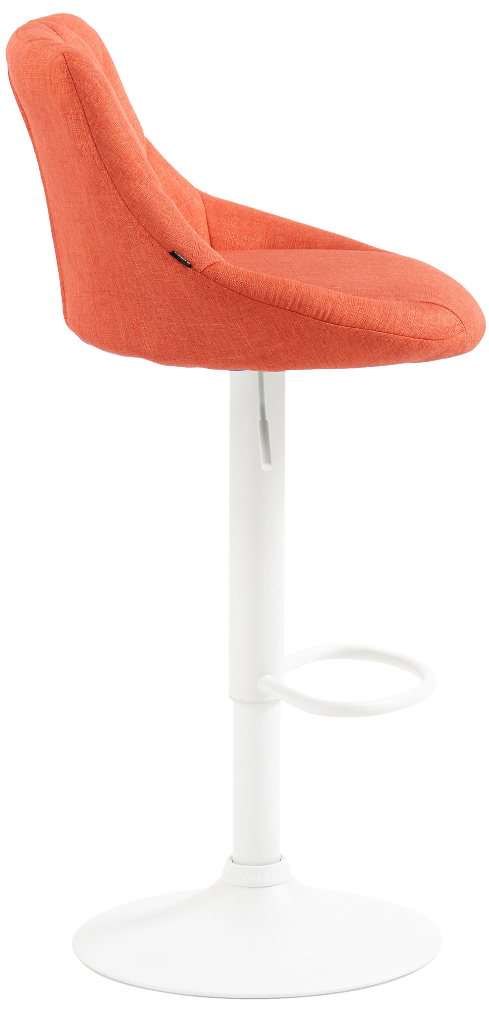 Barhocker Lazio Stoff weiß