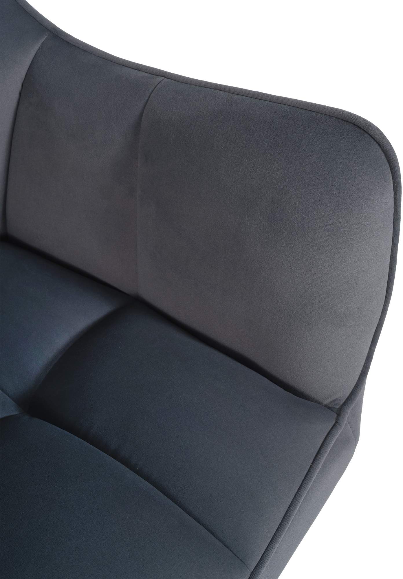 Esszimmerstuhl Swing Samt edelstahl
