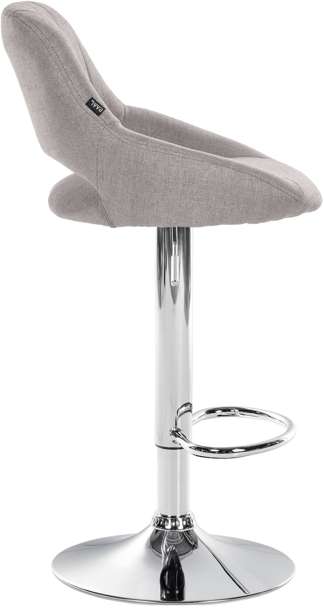 Barhocker Milet Stoff chrom