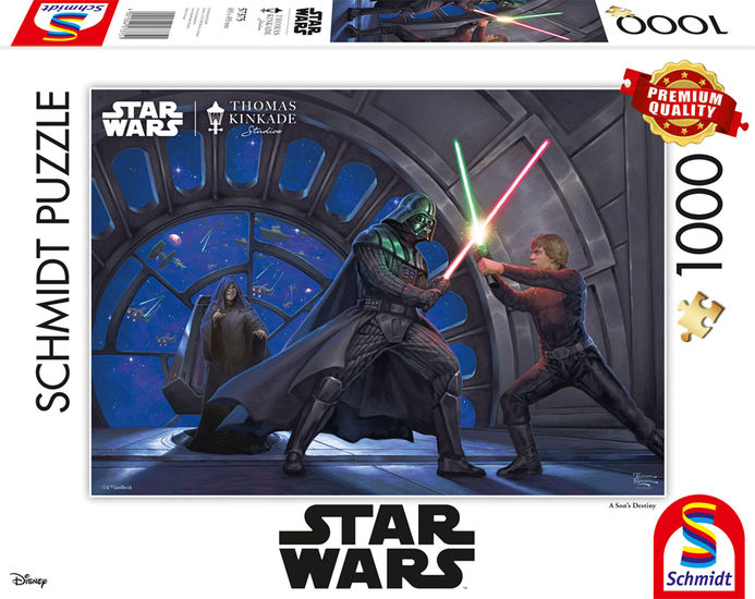 Schmidt Spiele GmbH Puzzles Thomas Kinkade - Star Wars - A Son's Destiny - Puzzle 1000 Teile