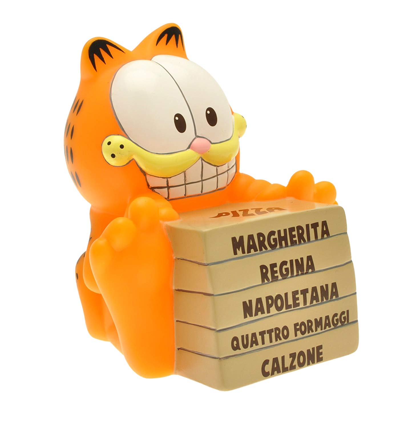 Plastoy Sammel- & Spielfiguren Plasytoy 80051 - Mini-Spardose - Garfield mit Pizza