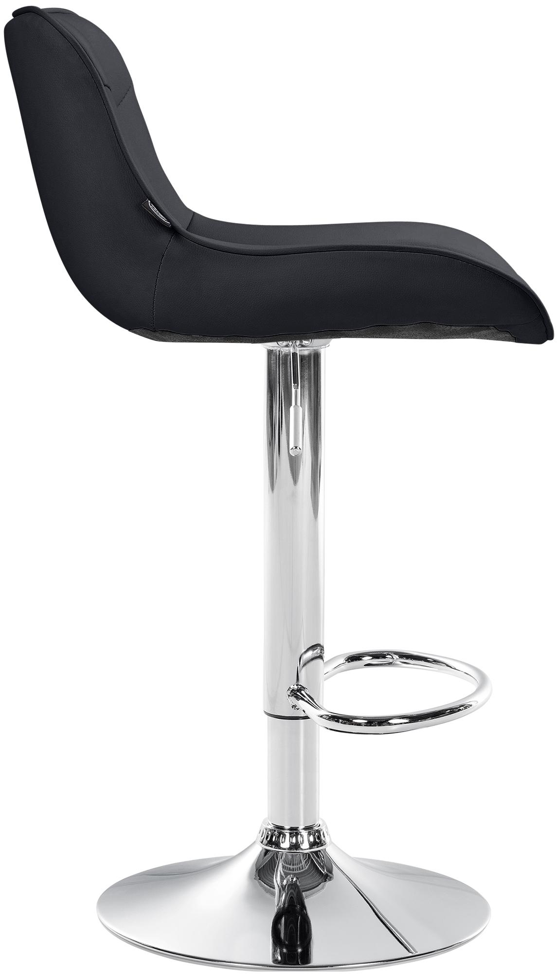 Barhocker Vonore Kunstleder chrom