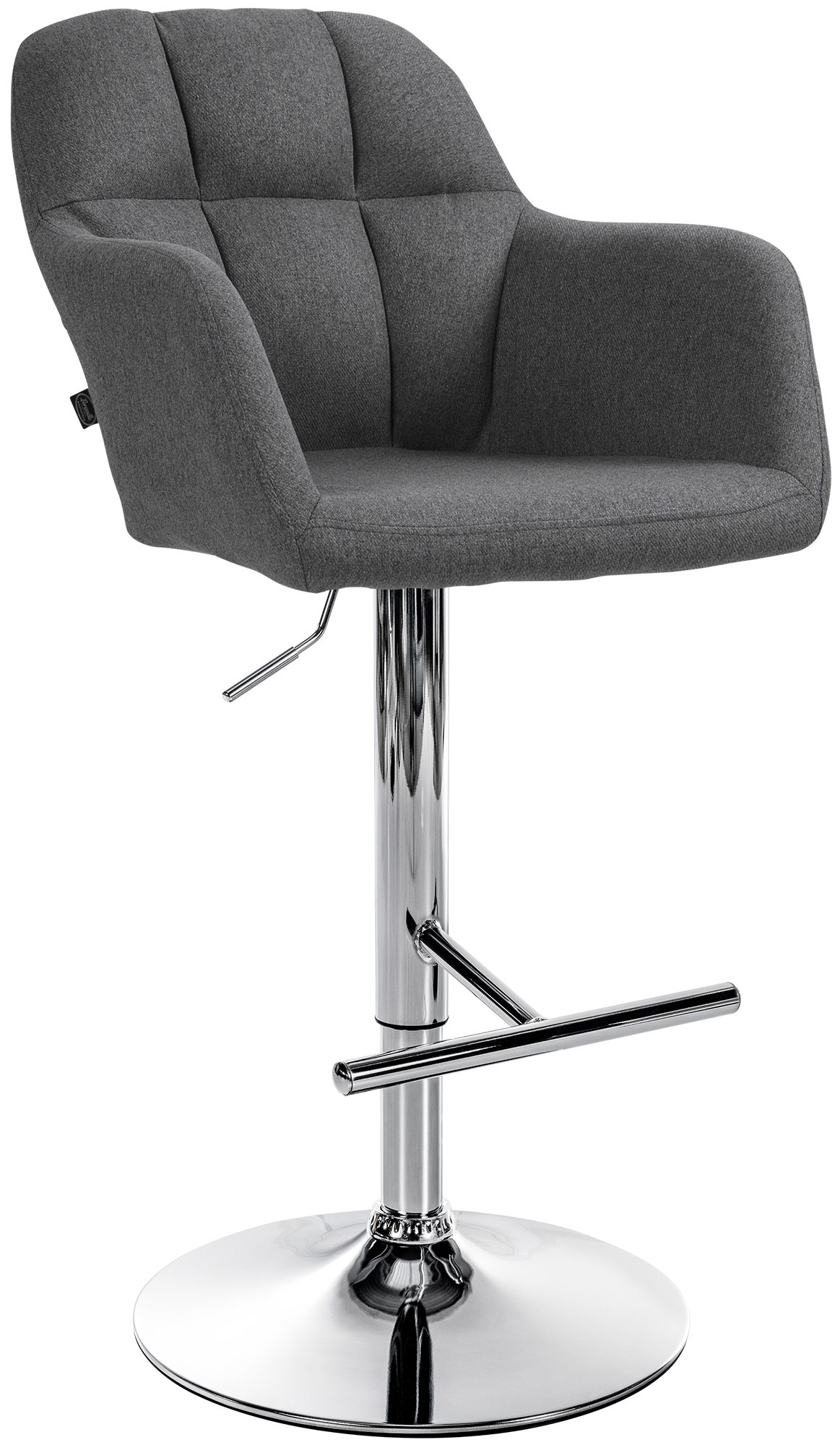 Barhocker Natoma Stoff chrom
