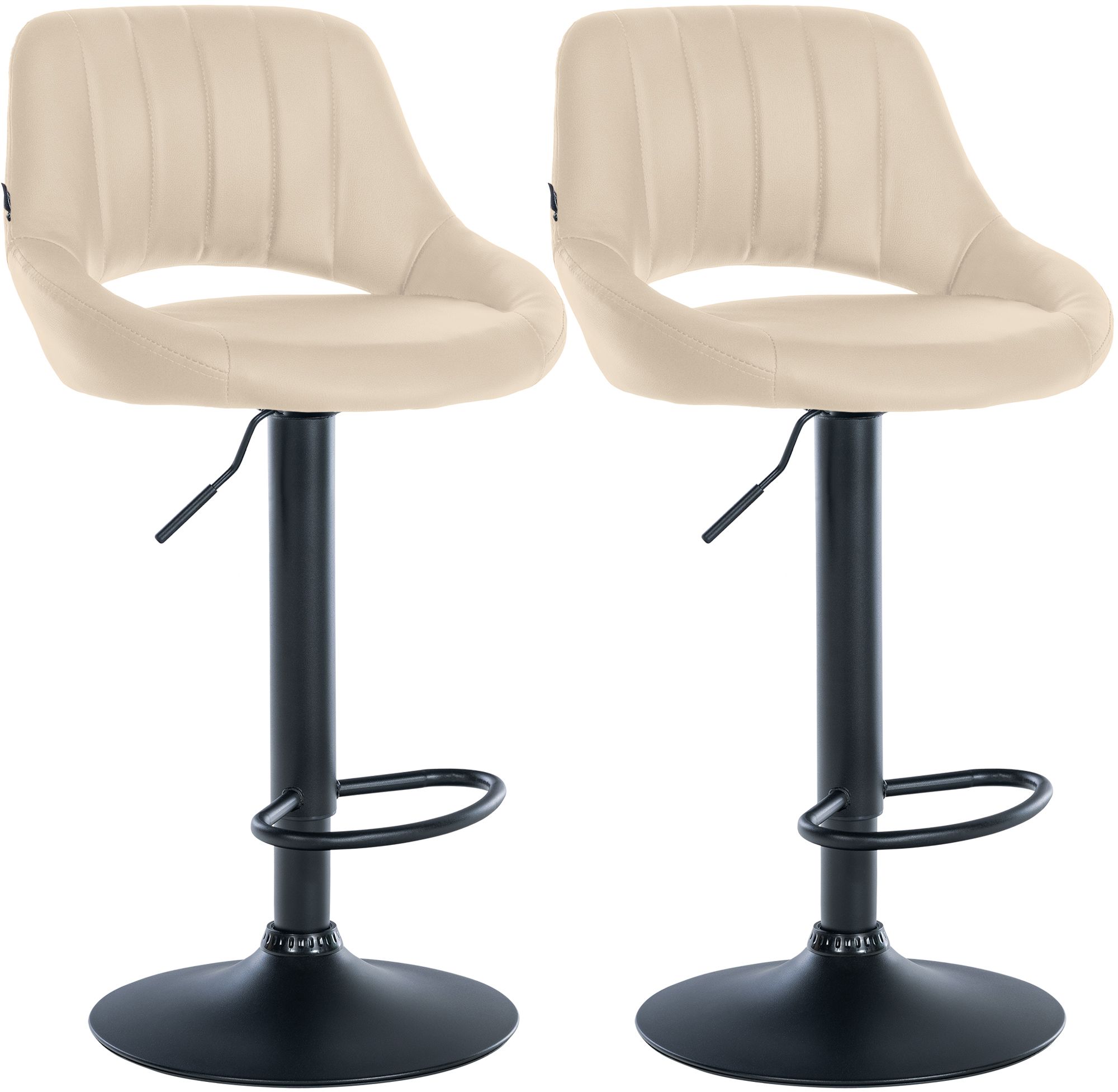 2er Set Barhocker Milet Kunstleder B
