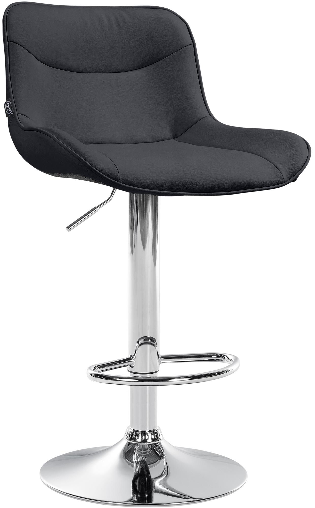 Barhocker Vonore Kunstleder chrom