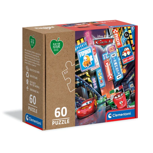 Clementoni Puzzles Clementoni 26999 - Cars - 60 Teile Puzzle - Play for Future