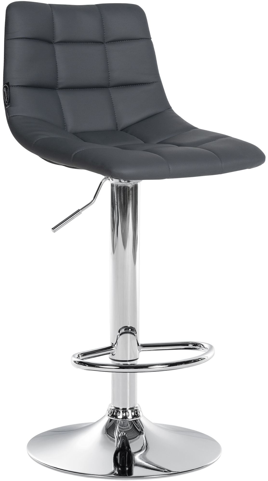 2er Set Barhocker Jerry Kunstleder chrom