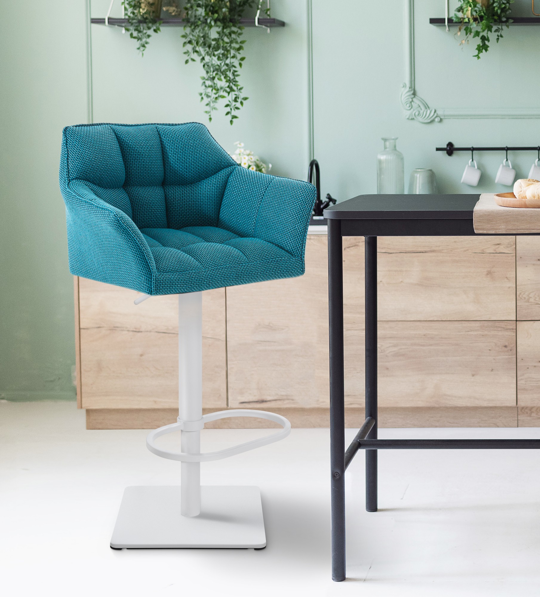 Barhocker Damaso W Stoff