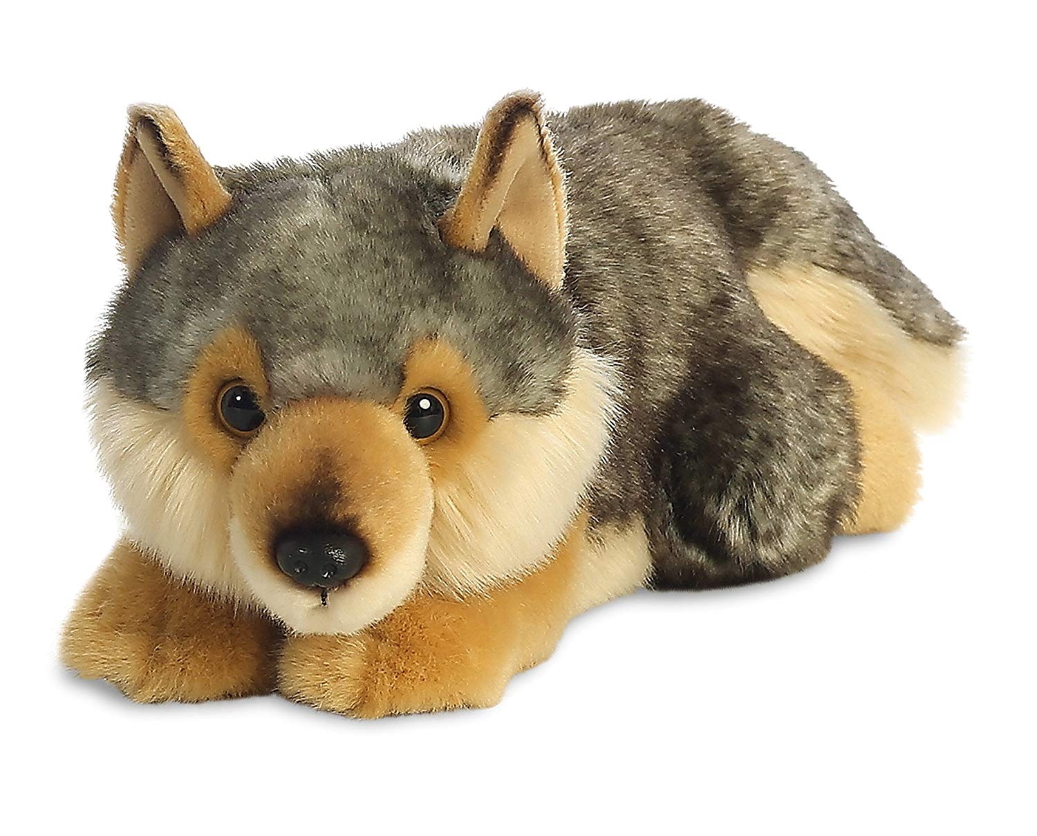 Aurora Plüschfiguren MiYoni Wolf liegend Plüschtier ca. 28 cm - Plüschfigur