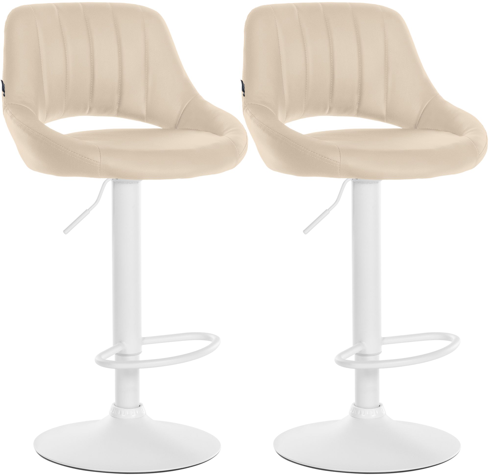 2er Set Barhocker Milet Kunstleder W