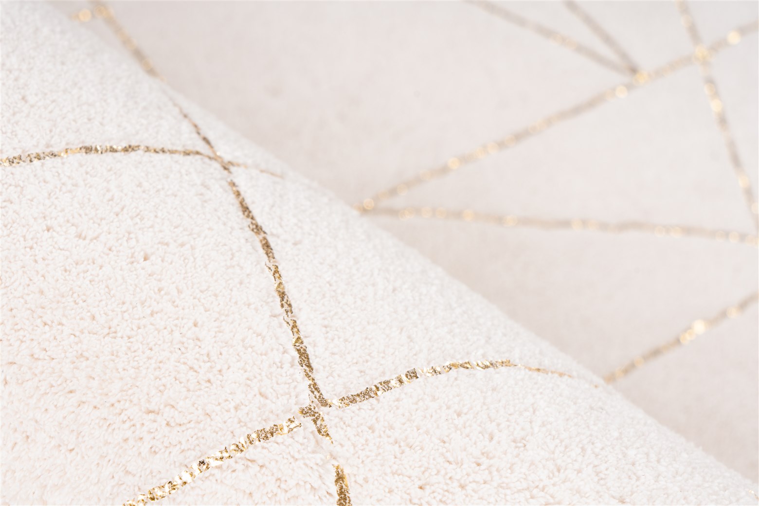 Teppich Bijou 125 Creme / Gold 120cm x 170cm