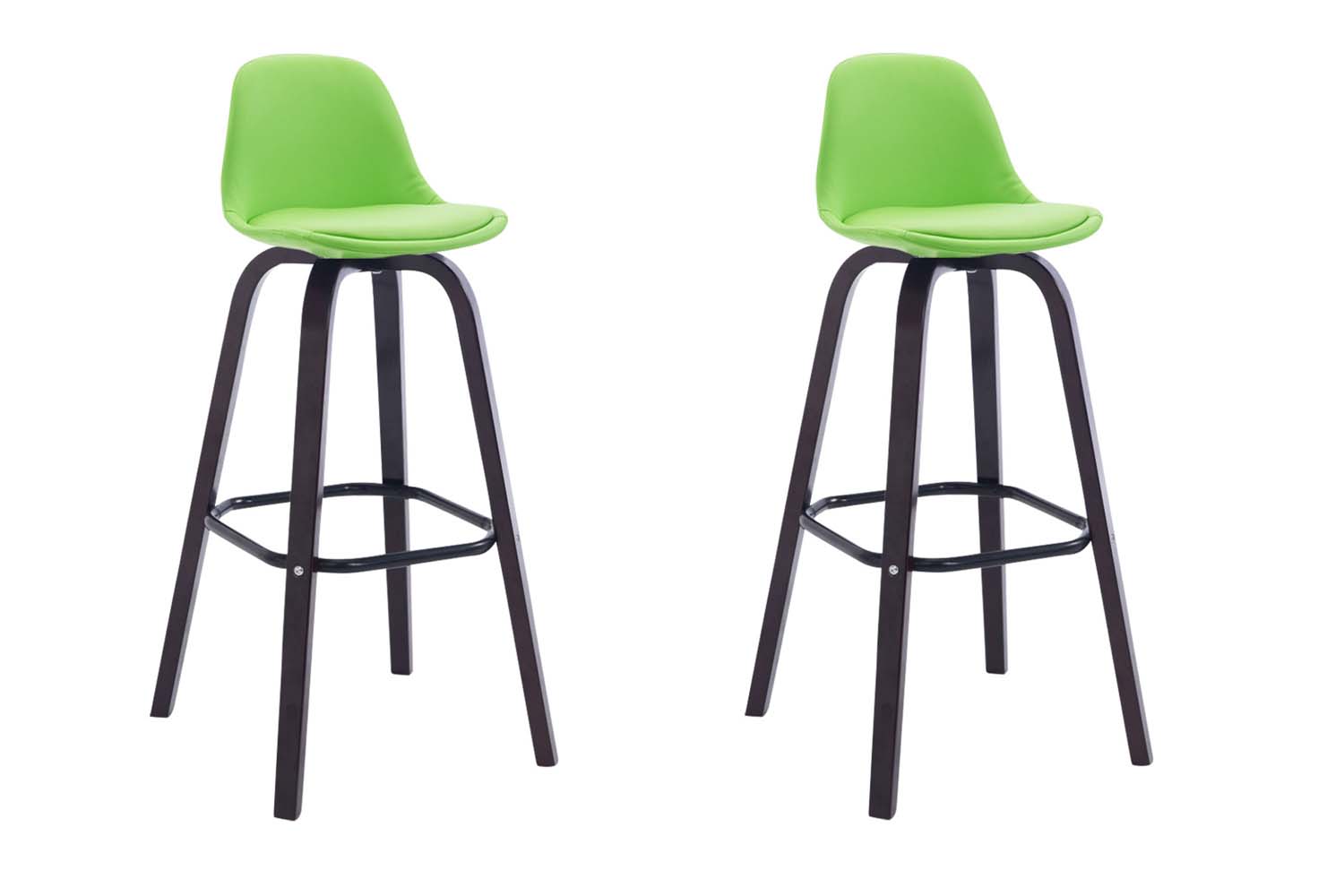 2er Set Barhocker Avika Kunstleder cappuccino