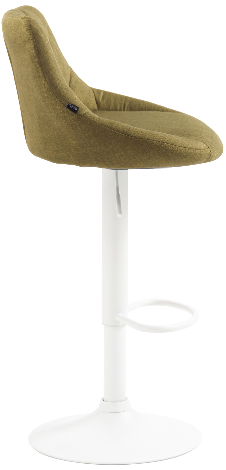 Barhocker Lazio Stoff weiß