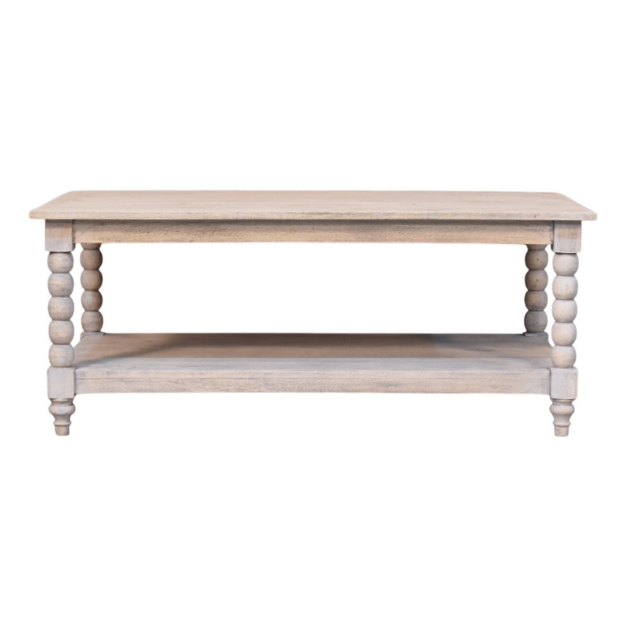 Ellsworth Spindle Couchtisch in Acid-Wash-Optik
