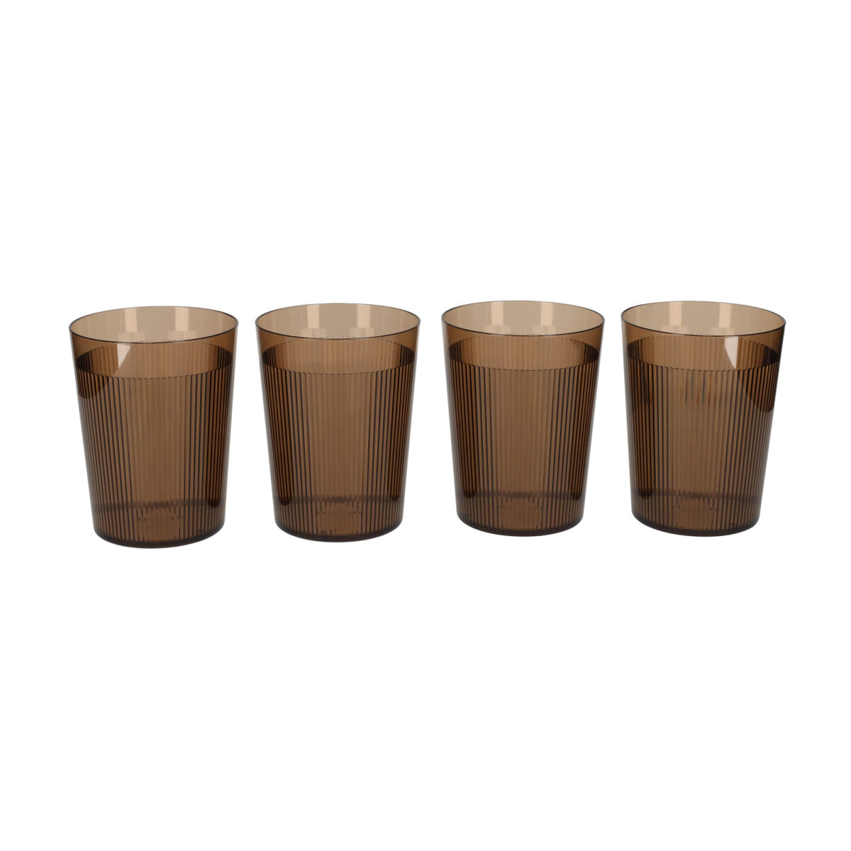 The Gift Groothandel BV JENS Living Saftspender Set mit 4 Bechern & Ständer | 4L Getränkespender für Party, Garten & Buffet | Robuste Glaskaraffe / Wasserspender in Taupe – Ansicht 10