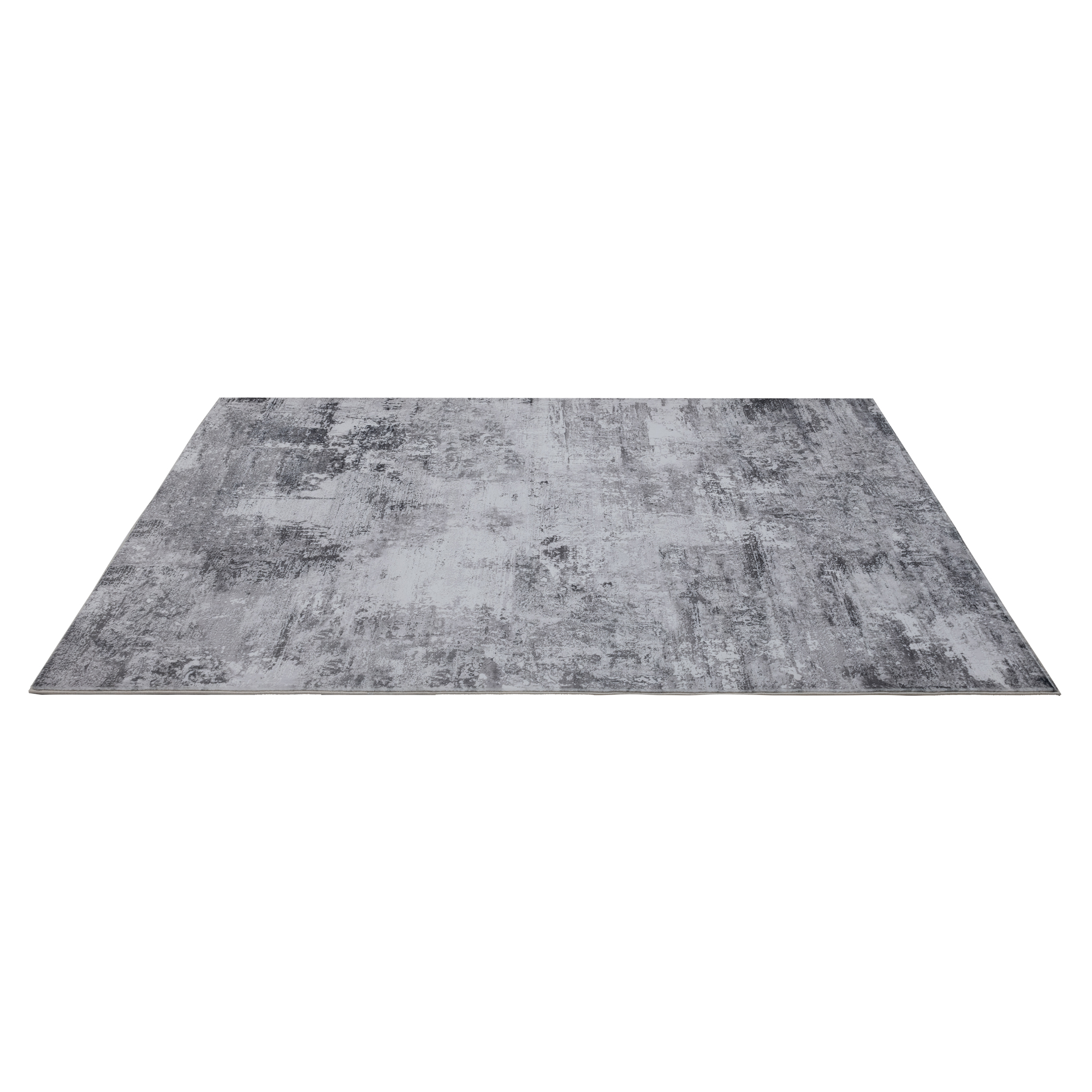 Abstrakter Aquarell-Teppich Grau
