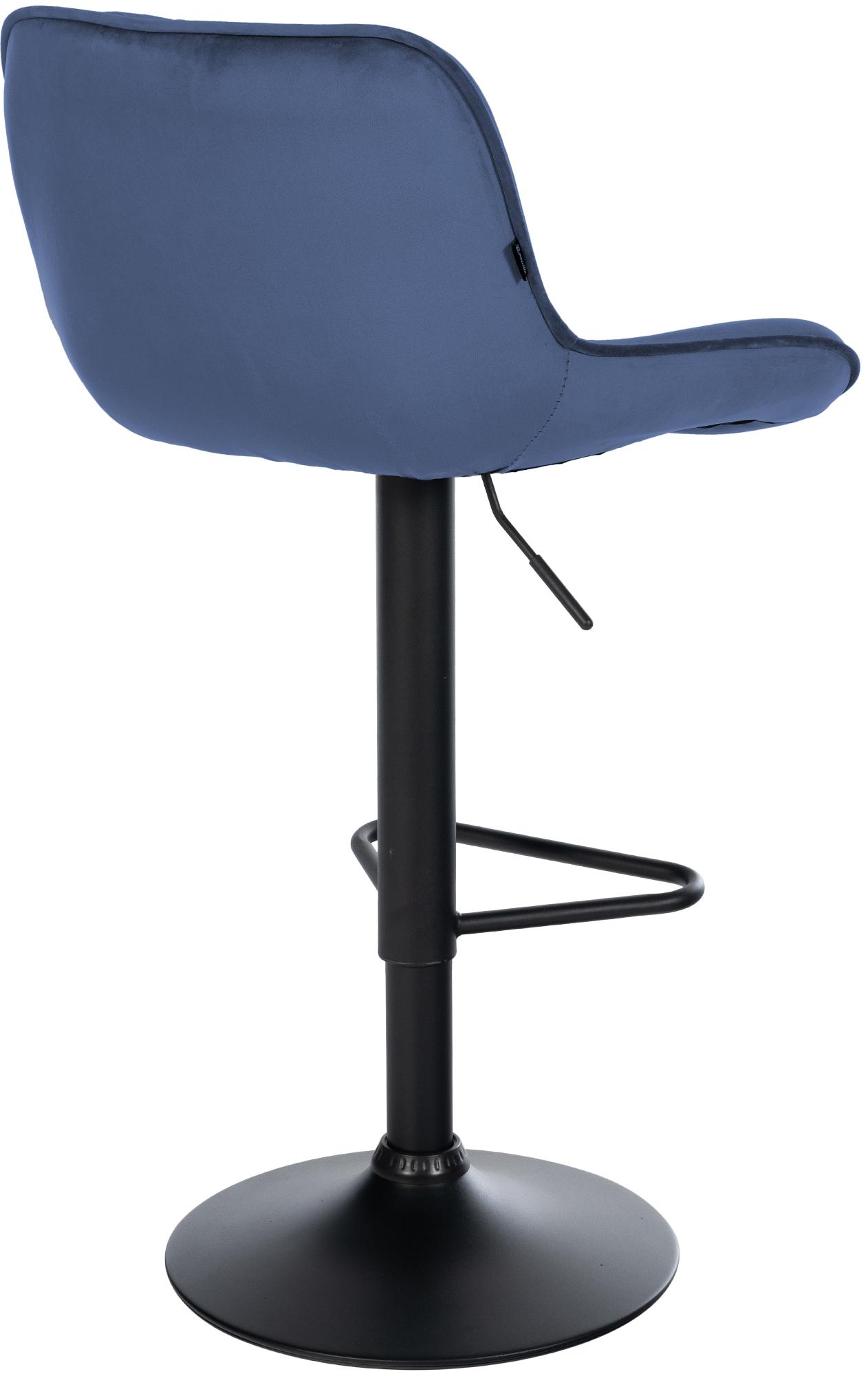 2er Set Barhocker Kasson Samt