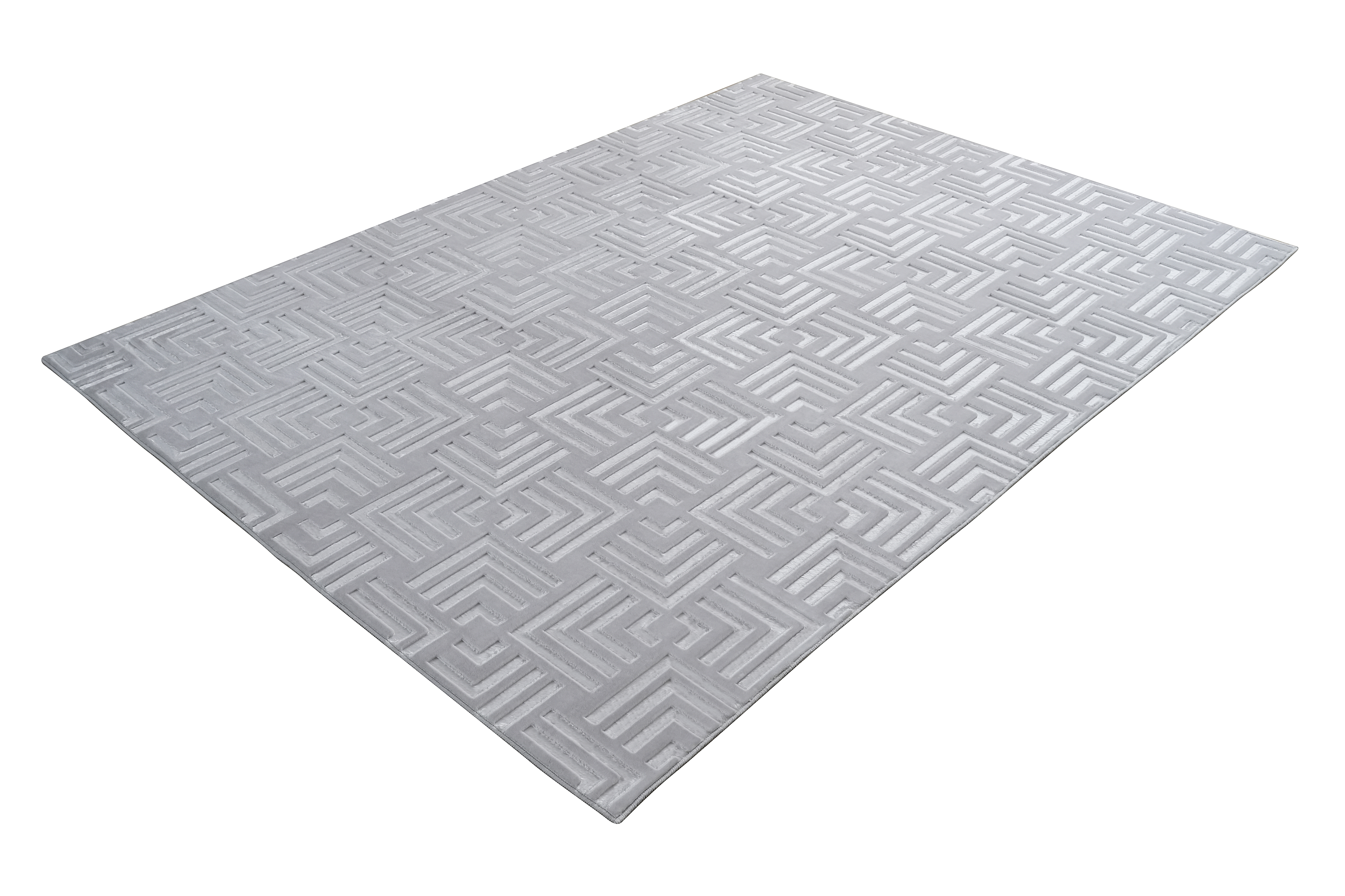 Teppich Calma 325 Silber 80 x 150 cm