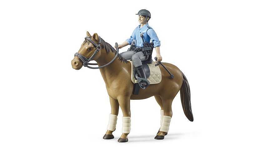 BRUDER Modelle & Fahrzeuge Bruder 62507 - bworld berittener Polizist
