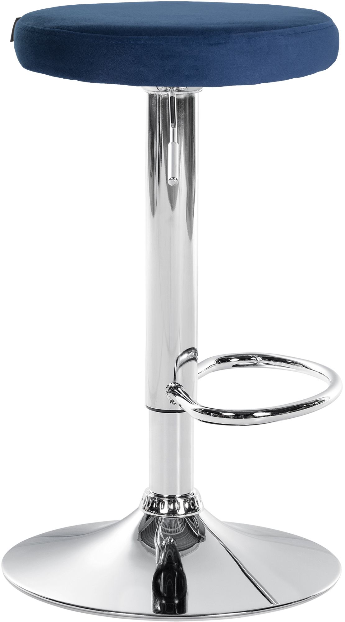Barhocker Ponte Samt chrom