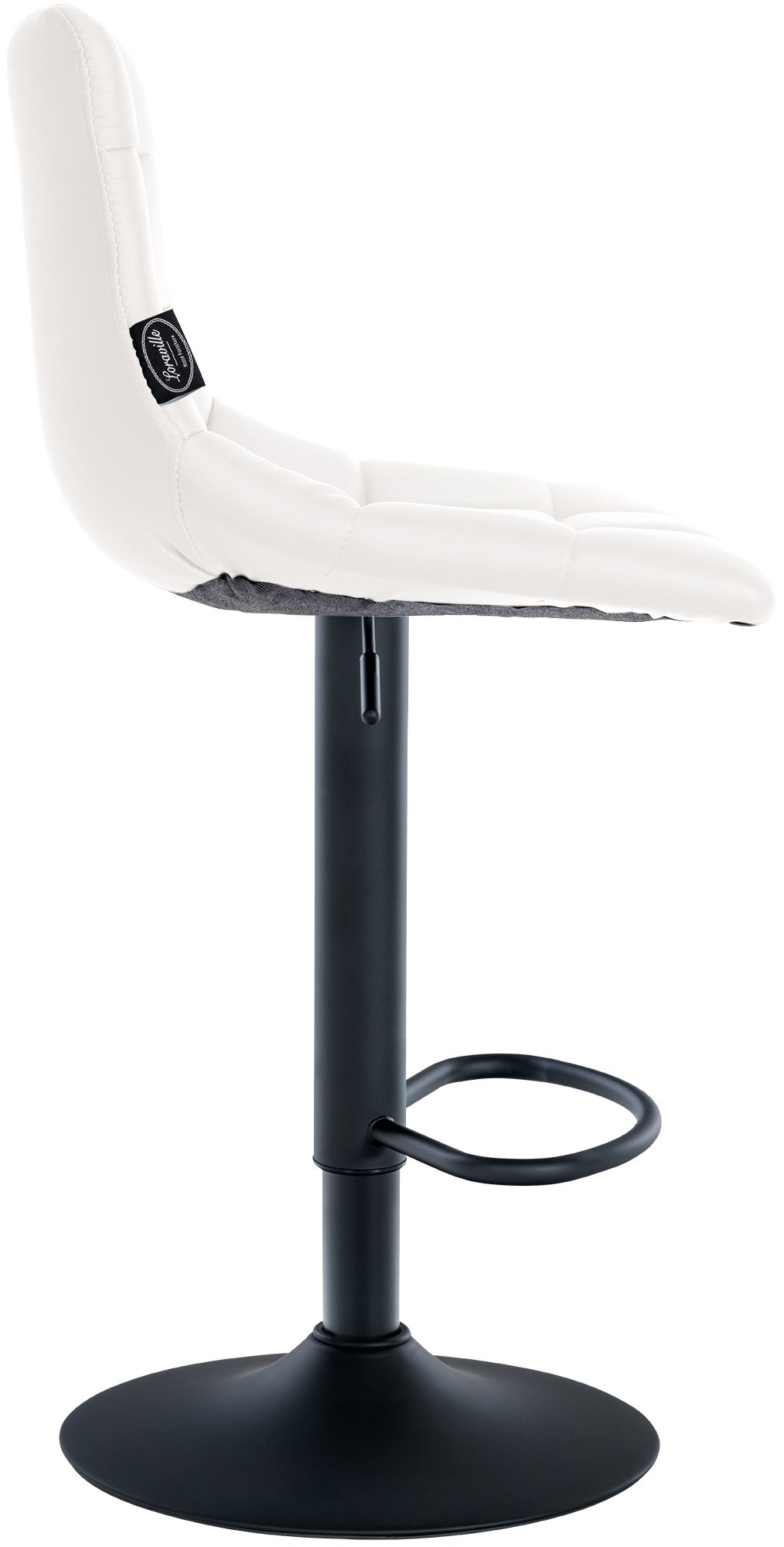 2er Set Barhocker Jerry Kunstleder schwarz