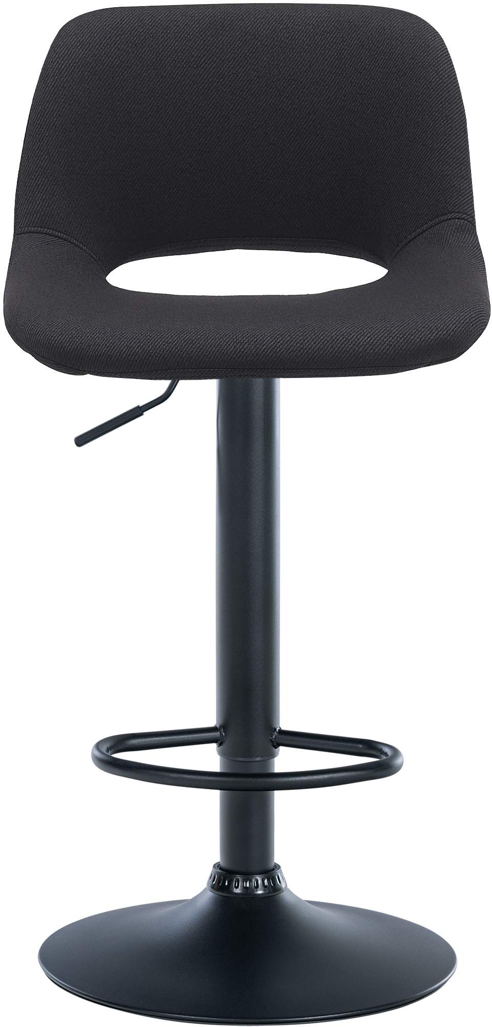 Barhocker Camden Stoff schwarz