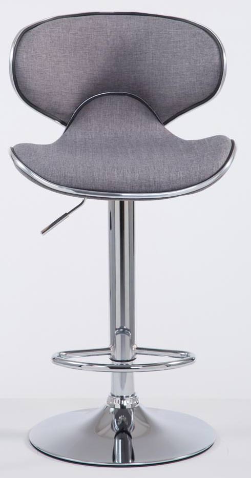 2er Set Barhocker Las Vegas V2 Stoff chrom