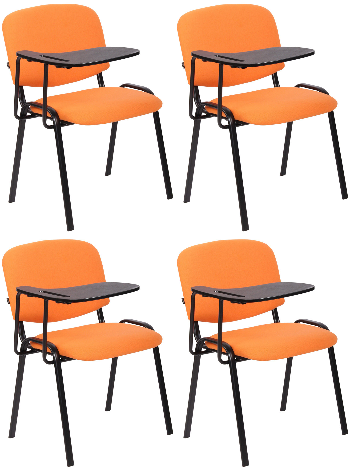 4er Set Stühle Ken mit Klapptisch Stoff