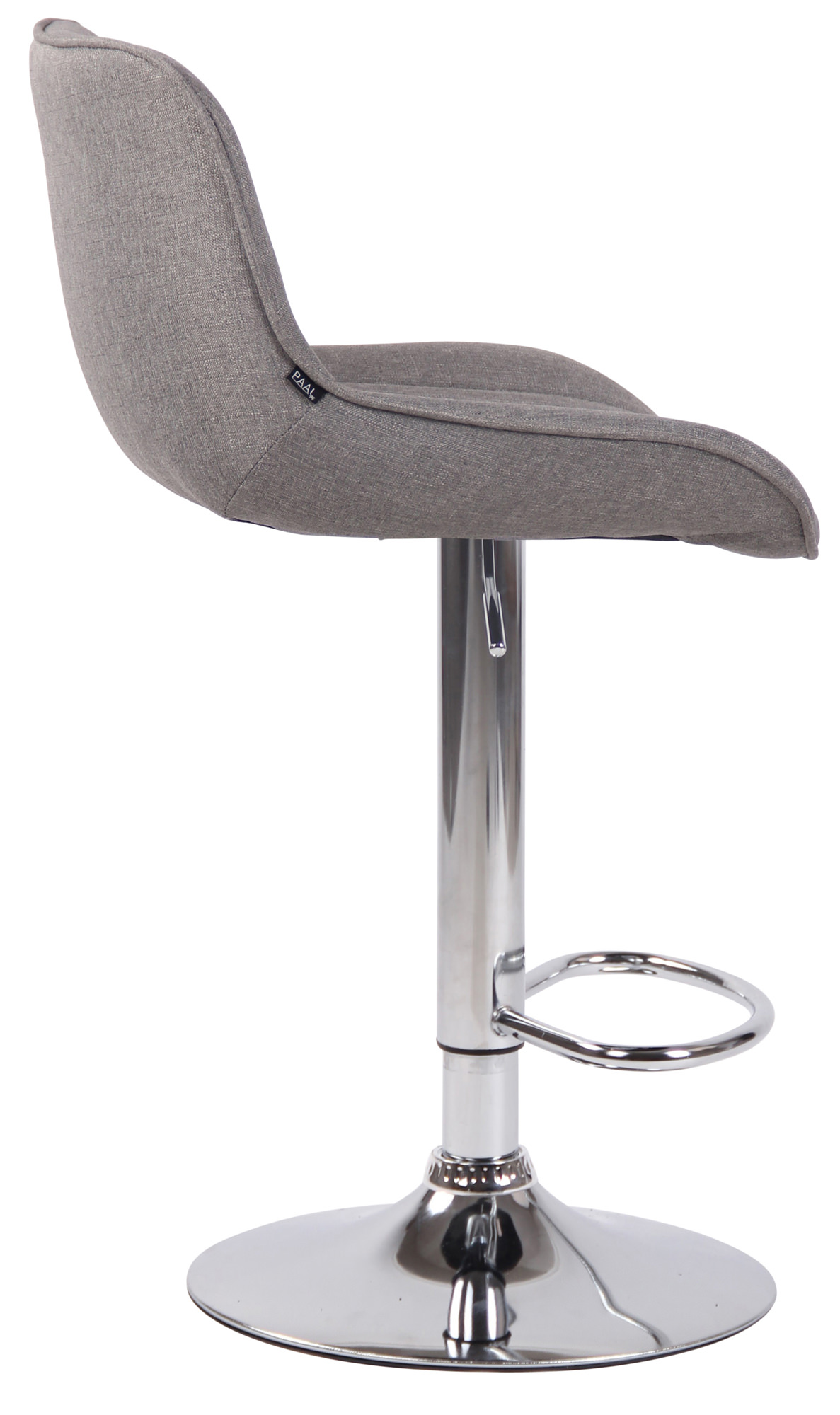Barhocker Lentini Stoff chrom