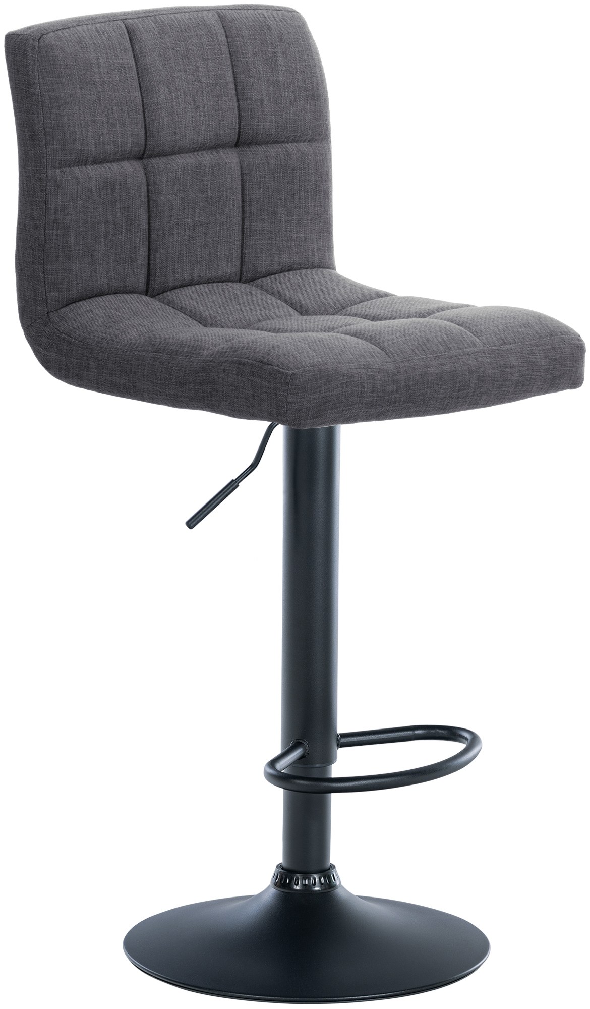 2er Set Barhocker Calma Stoff schwarz