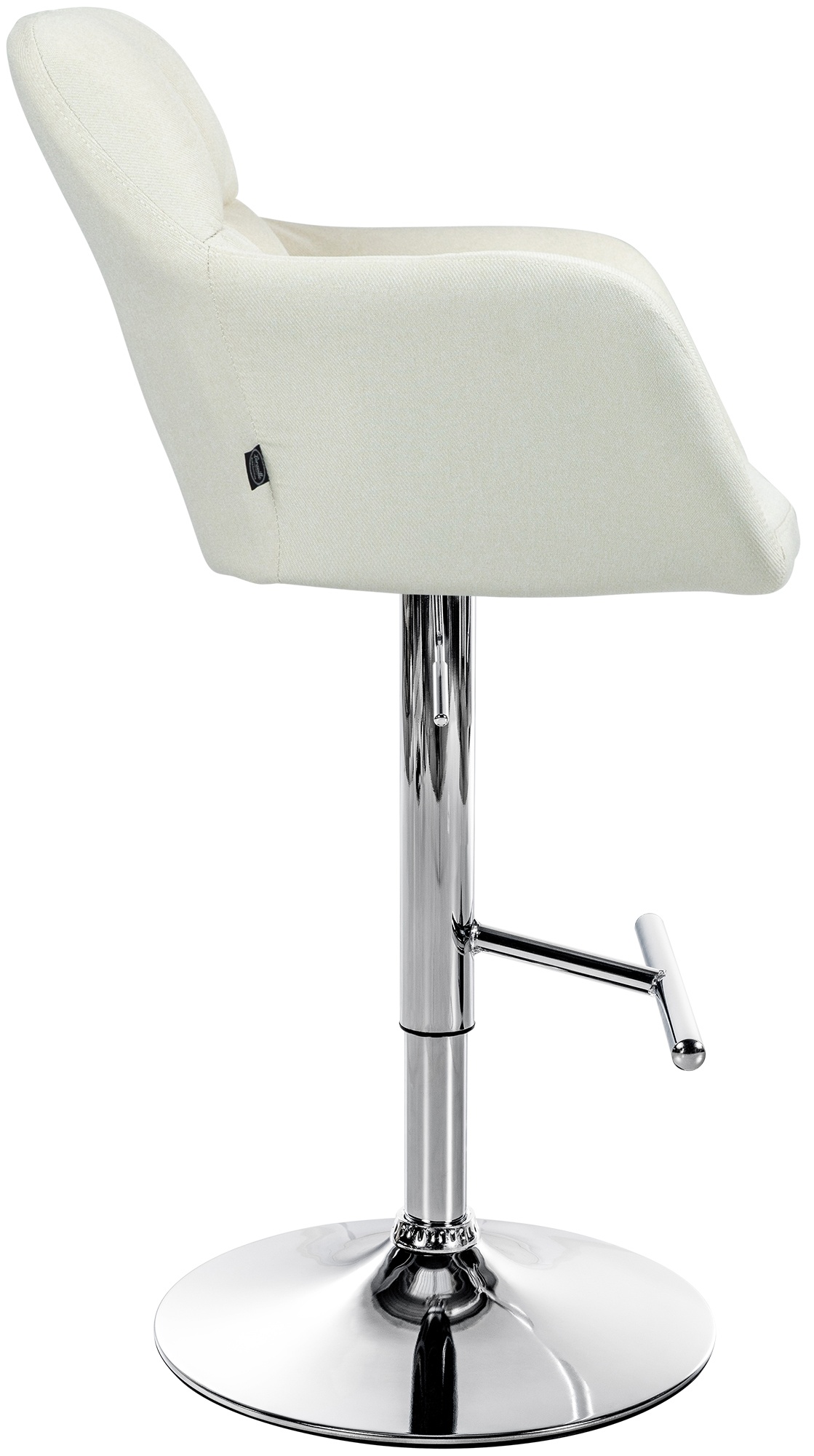 Barhocker Natoma Stoff chrom