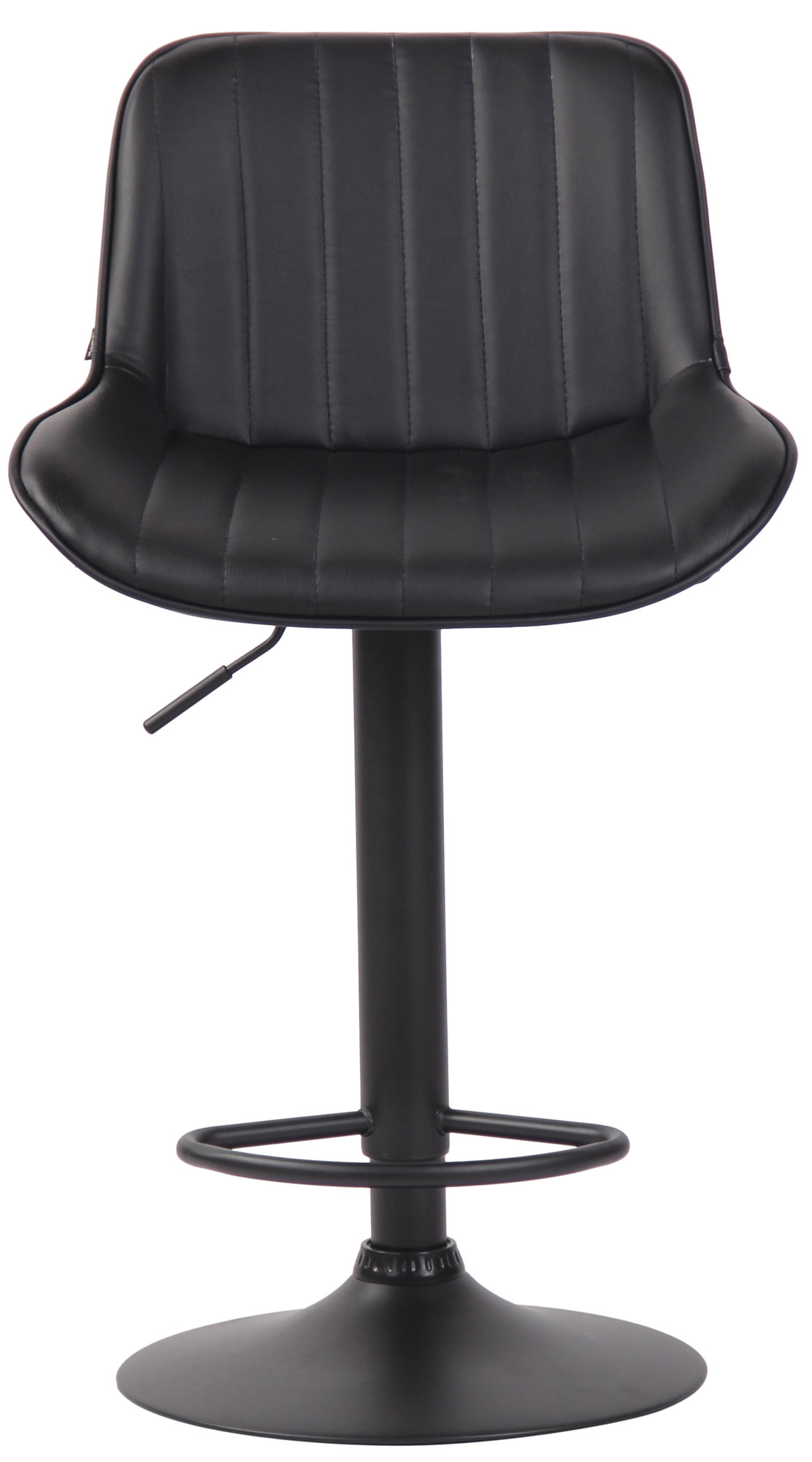Barhocker Lentini Kunstleder schwarz